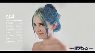 Azul, my virtual assistant, shy, seductive and addicted to sex. Min Galilea