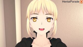 you're Saber Alter Maid's thing Fate GO Anime Uncensored