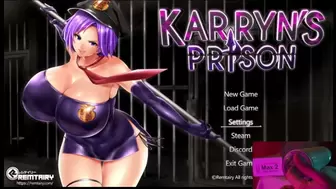 Karryn's Prison x Lovense [ Cartoon Game] Anal Group-sex & Sextoy in prison