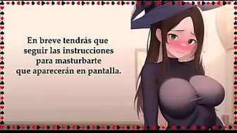 Las brujas del sexo. Brujita timida ama el anal. JOI COMPLETO en español.