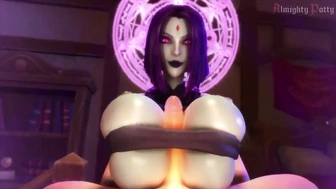 SELF PERSPECTIVE Raven Uses Her Sorcery to Keep Your Dick Trapped Between Her Giant Boobies