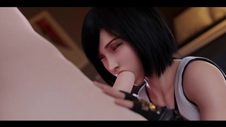 Tifa Gobbles Up a Gigantic Dong