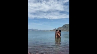 Public sex on the beach