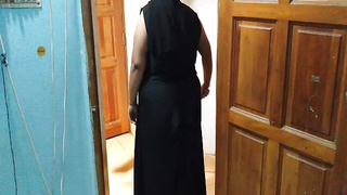 Massive rear-end Hijab Stepmom ko sat Choda Apni Bete