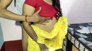 Village Stepmom Behind Poked Real Desi Anal Sex in Hindi Voice