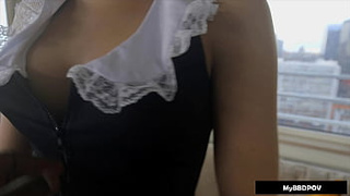 Perfect Behind Little French Maid Cecilia De Lys Behind Stretched By My BBC