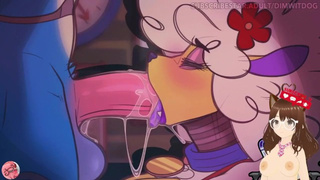 Furry neighbor invites me to her house to blow my dick (Licks my jizz) (Furry animation) - Jazziuu
