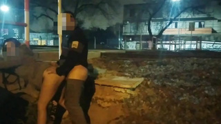 whore flashing naked in the street fucking in public voyeurs and caught by the police