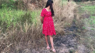 Alluring fresh college skank from Indian country village took her to the bedroom and pounded her and spille