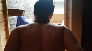 Fuck and squirt cums in public sauna with perfect body Dada Deville