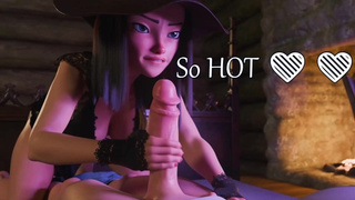 Ravishing New Witch Teaches BDSM to a Passerby