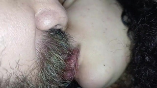 lovers kissing deliciously she jerks off his wang at the same time he kiss very she