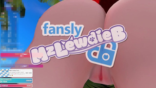 MzLewdieB Bends Over For You | Full Stream on Fansly
