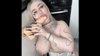 My Housewife Wifey Rides Humongous Dick While I'm At Work