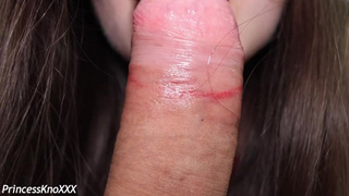 Red Lips Blow Giant Dick and Then I Put It in My Big Butt