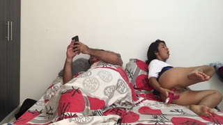 I masturbates in front of my fiance, inciting him to have sex.