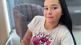 My little stepsister wants me to fuck her really hard in exchange for using my cell phone to talk to her bf.