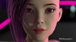 Welcome to vr Nexus three neon dreams with hot skank. Cyberpunk style