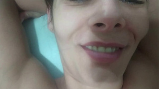 Older woman taking the fresh boy's virginity and moans with pleasure watching him fill her twat with sperm