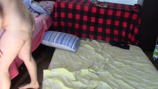 Amateurs ex-wife dances naked around the house.