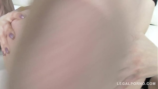 Stephany moon assfucked by four dicks , DP , SZ1358