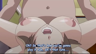 Cartoon wifey poked by 2 studs in front of fiance