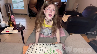 Innocent Fresh White Anal Skank Bunny Gets Her Anus Gaped, Stuffed & Rammed by Lord Panda's BBC