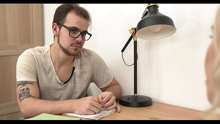 Attractive teacher Bella Mur rides hard in anal with student FLX021P01