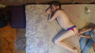 Skank masturbate anal boy