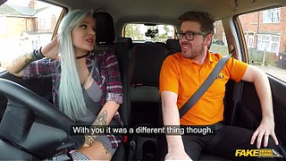 Anal sex and Dildo double penetration with Alexxa Vice - Fake Driving School