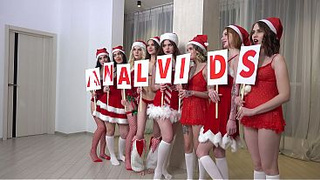 Christmas Anal Orgy 8v4 with Goldie Small Carla Cage Ellis Baileys Sofi Li Rina Ray Fiore Sun and Milena Briz - Backstage Сamera two