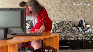 Horny gf Rides boyfriend's Best Friend Right Ass His Back While He Games – Anal Cream pie