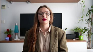 POINT OF VIEW: It’s the first time she trying anal plug. Fast sex with elder stud.