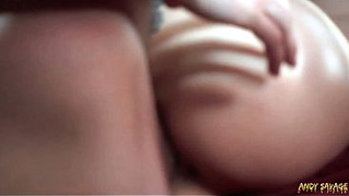 ROUGH ANAL fucking home-made goth teenie
