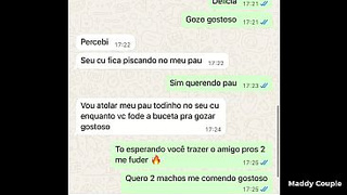 Ex-wife enjoyed wanting to DP in a WhatsApp conversation with her boy.