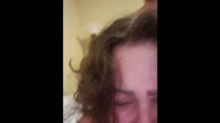 Watch her Face "not in Ass Daddy" (all in Ass)