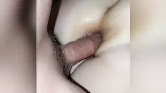 Raw Ameture Wife Anal Fuck with no Lube just Spit