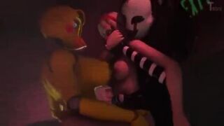 Fnaf the Gang Rides the Nightguard!