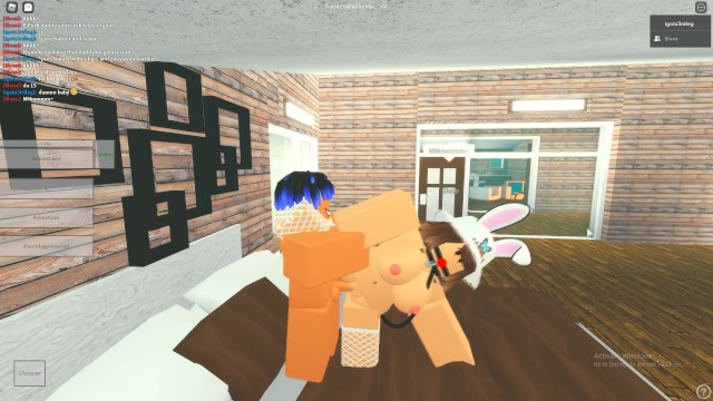 Robloxs Sex On Bed - Fucking a Sexy Brunette with a WIDE Bum - Roblox Sex | Anal Porn Video