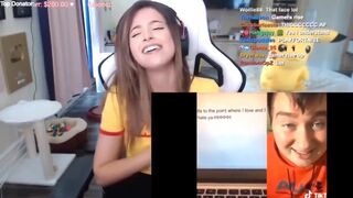 POKIMANE GETS HORNY AND THEN MOANS ON STREAM AND BITES HER LIPS