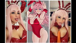 ZERO 2 DARLING IN THE FRANXX COSPLAY JERK OFF JOI CHALLENGE, I DARE YOU TO BE ORGASM FOR three TIMES, CAN YOU TAKE IT?? ANAL FUCKING
