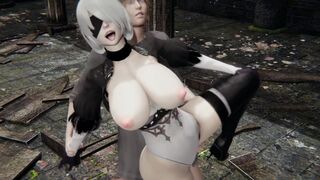 2B Android Fucks Meat well