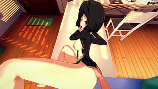 Kanade Sakurada gets anal sexed from your POINT OF VIEW - Castle Town Dandelion Cartoon.